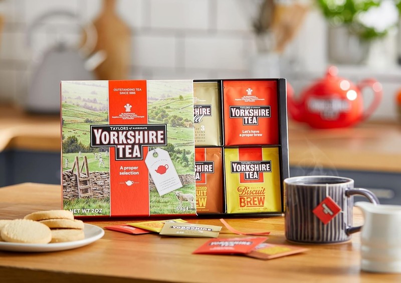 Caffeinated Assorted Tea Sampler - 20 Biscuit Brews for Hot or Iced Enjoyment gallery