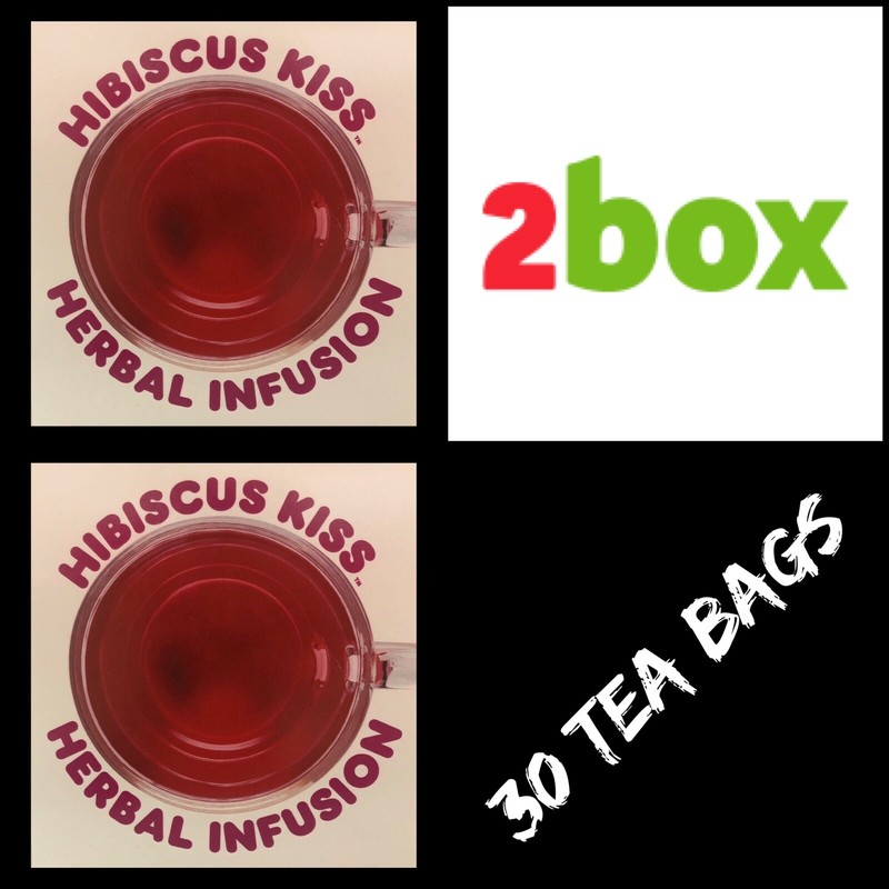 Dunkin Donuts Hibiscus Kiss Tea 2 BOX Total 30 tea bag Herbal Infusion 1.6 OZ EA