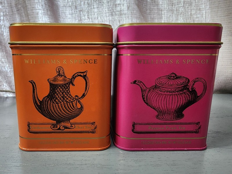 William & Spence Tea Containers