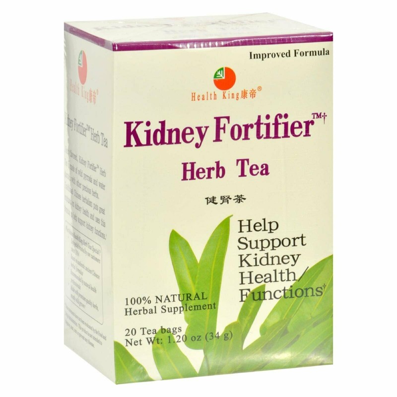 Health King Kidney Fortifier Herb Tea 100% Natural Herbal Supplement 20 Counts
