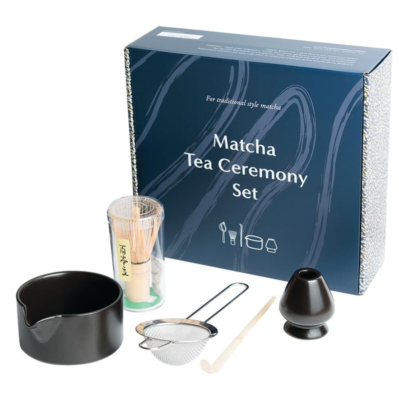 Naoki Matcha Complete Matcha Tea Ceremony Set Includes Bamboo Matcha Whisk &…