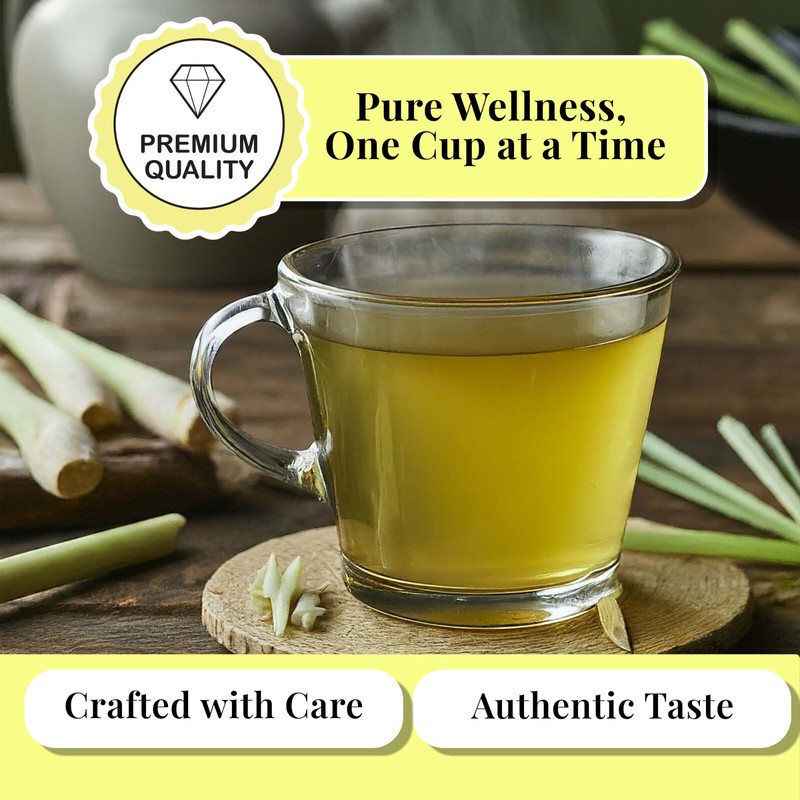 75 Organic Lemongrass Tea Bags, Pure Lemongrass Tea, Te De Limon, No Caffeine gallery
