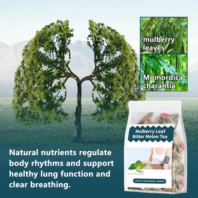 Mulberry Leaf Bitter Melon Tea Help Maintain Healthy Blood Sugar Levels 30 Packs gallery