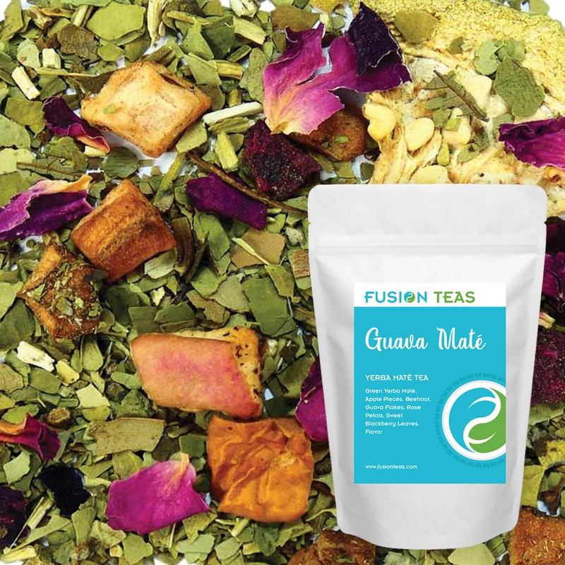 Guava Green Yerba Mate – Premium Loose Leaf Blend – Fusion Teas