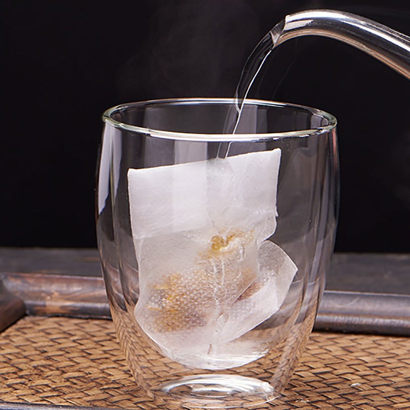 Assorted Sizes Non-woven Empty Teabags Heat Seal Filter Bag Loose Herbs Teabag gallery