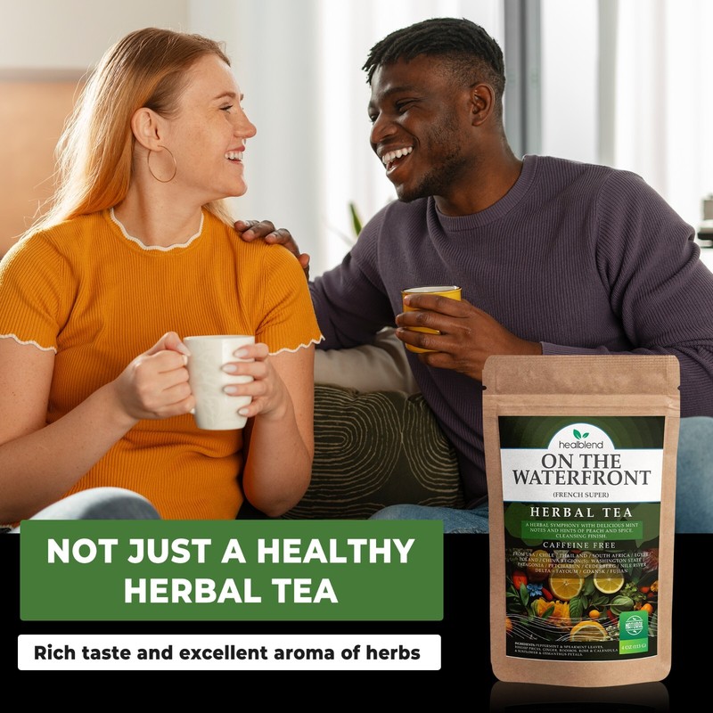 Supports Hydration& Wellness, Raspberry, Spearmint and Peppermint Loose Leaf Tea gallery