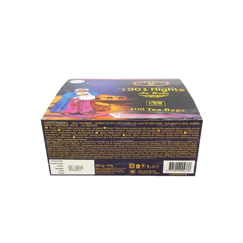 New Mabroc 1001 Nights pure Ceylon tea - 100 Tea bags Free Ship World Wide gallery