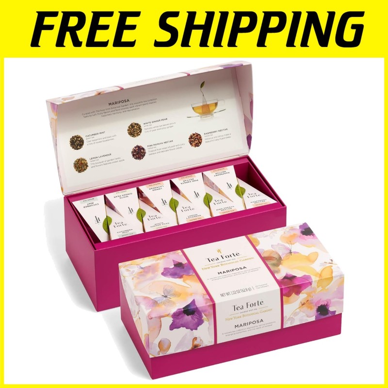 Mariposa Presentation Box Tea Sampler – 20ct