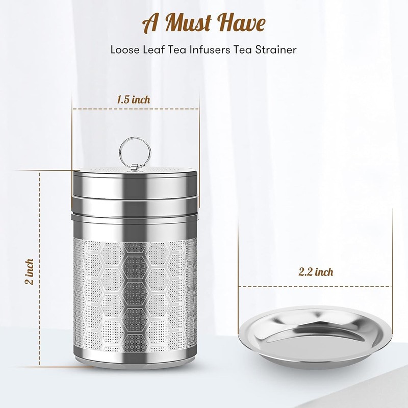 Tea Infusers Set for Loose Tea, 2 Pack gallery