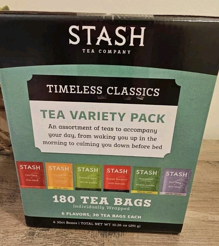 Stash Tea Variety Pack, 30 Count (Pack of 6) - 180 Bags Ex 05/27 gallery