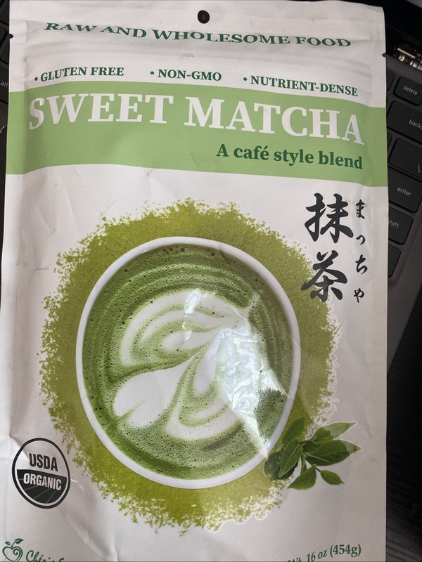 Cherie Sweet heart Organic Sweet Matcha Green Tea Powder – 16 oz