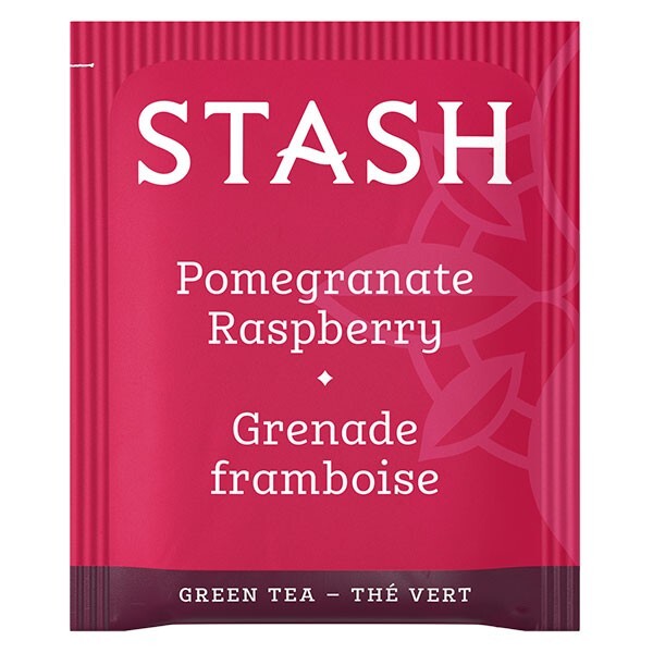 Stash Pomegranate Raspberry Green Tea & Matcha - 18 tea bags gallery