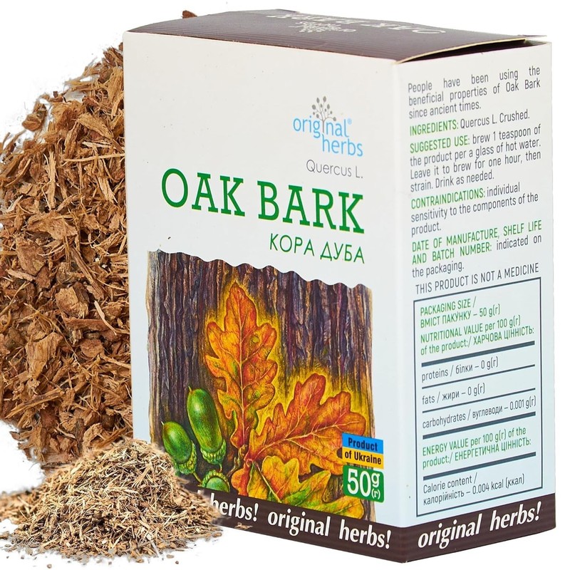 Oak Bark Tea (Кора Дуба) – 50g (1.76 oz) Original Herbs