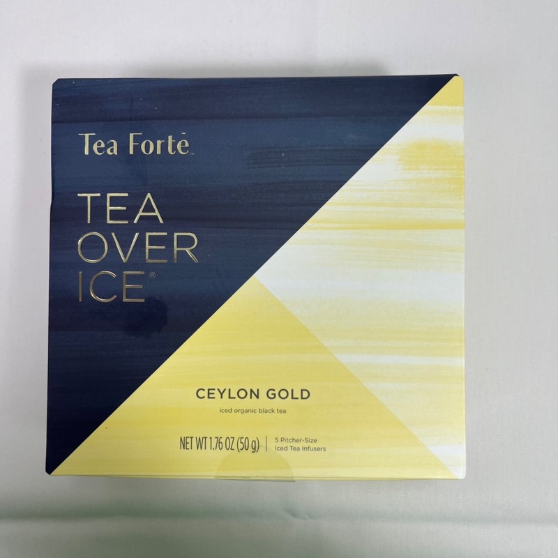 New Tea Forte Over Ice Raspberry Nectar & Ceylon Gold 5 each = 10 Large Size gallery