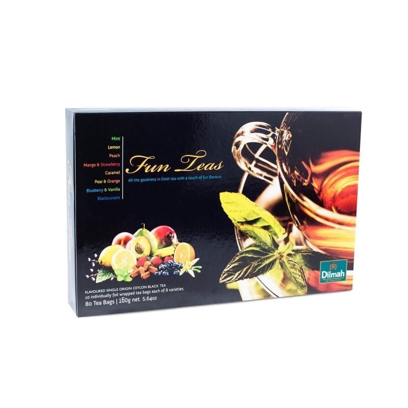DILMAH Celebrations Fun Tea Box 80 pcs – 160g From Sri Lanka New Pack