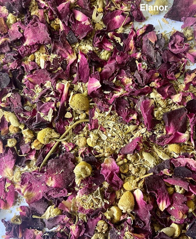 Chamomile, Moringa, Rose Petals Dried Flower Tea | Non-Caffeinated, 100% Natural