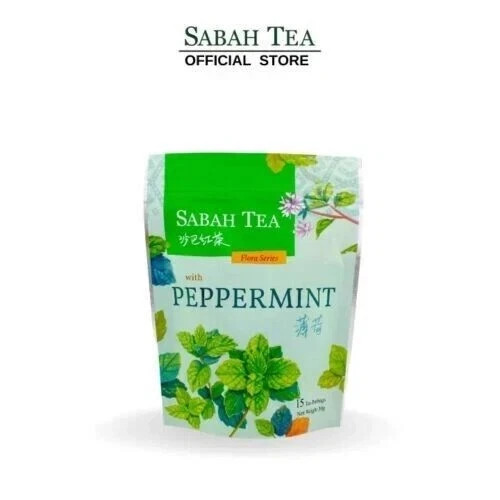Sabah Tea Peppermint Tea 15 Tea Bags Free Shipping World Wide