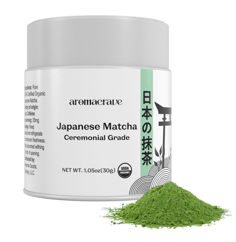 Japanese Matcha Green Tea Powder – Ceremonial Grade – Premium Finely Ground G…