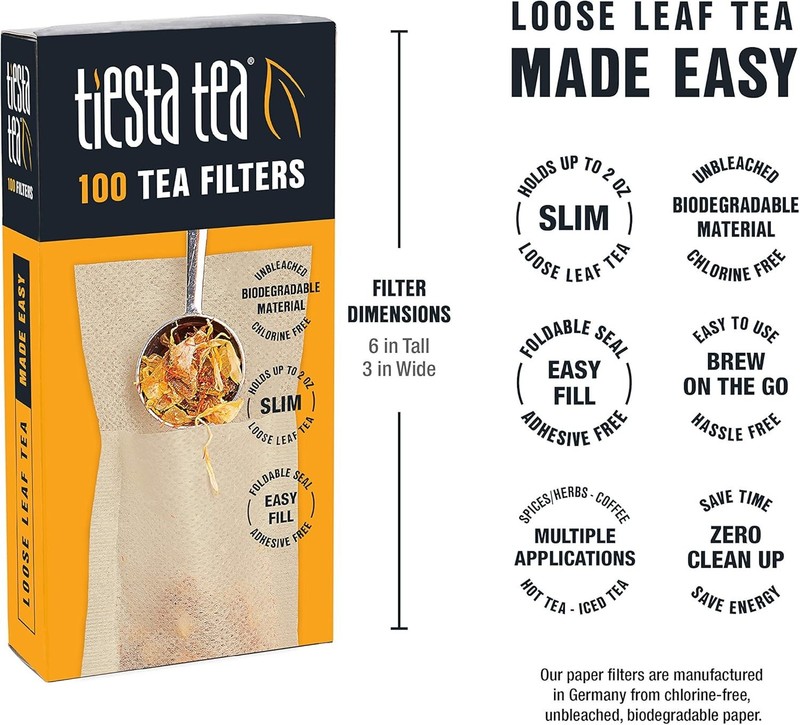 Single-Cup Loose Leaf Infuser Bags, Pack of 6 gallery