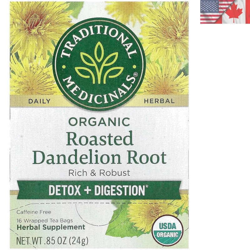 Dandelion Root Tea – Organic, Caffeine-Free Blend for Digestive Health & Detox