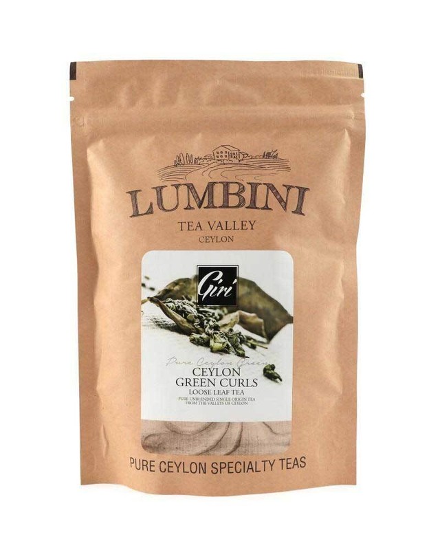 Lumbini Ceylon Tea Pure Natural High Quality Ceylon Green Curls FREE SHIPPING.