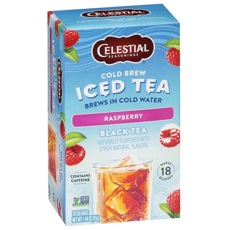 Cold Brew Raspberry Black Iced Tea 18 Tea Bags Pack of 5 gallery