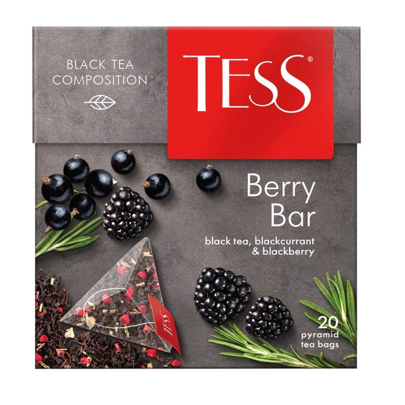 Black Tea Berry Bar Raspberry and Rhubarb Beverages Grocery Gourmet Food 20 p... gallery