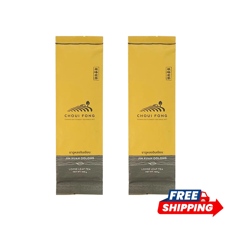2x Choui Fong Jin Xuan Oolong Tea 100g – Premium Thai Oolong No.12 Loose Leaf