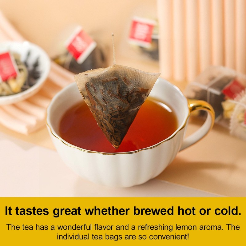 Lemon And Black Teaby Tea Refreshing Cleansing Replenishes Vitamin C 90 G gallery