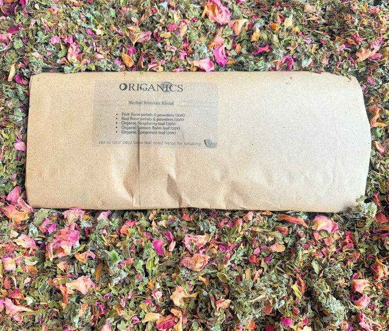 ORIGANICS Stems-Free Herbal Blend (1.05oz/30g, Loose-Leaf) Dried, Cut & Ground