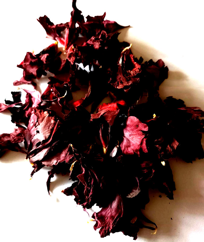 100g CEYLON DRIED HIBISCUS WHOLE FLOWER POKURU WADA PREMIUM ROSE TEA ORGANIC
