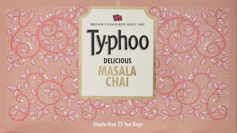 Typhoo Delicious Masala Tea 25 Tea Bags 110G Free Shipping World Wide