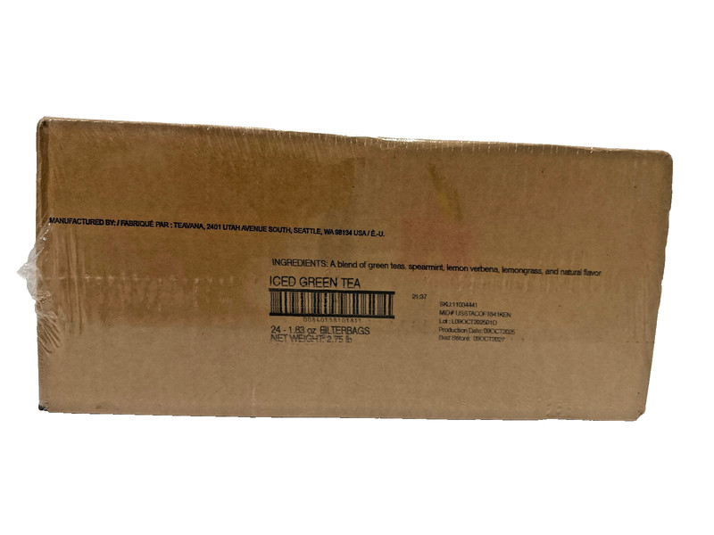 Starbucks Teavana Iced Green Tea Filter Bags (24 Pack) BB 10/09/2027