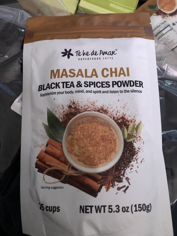 Masala Chai & Spices Powder, 75 Servings, 5.3 oz . New—Free Shipping