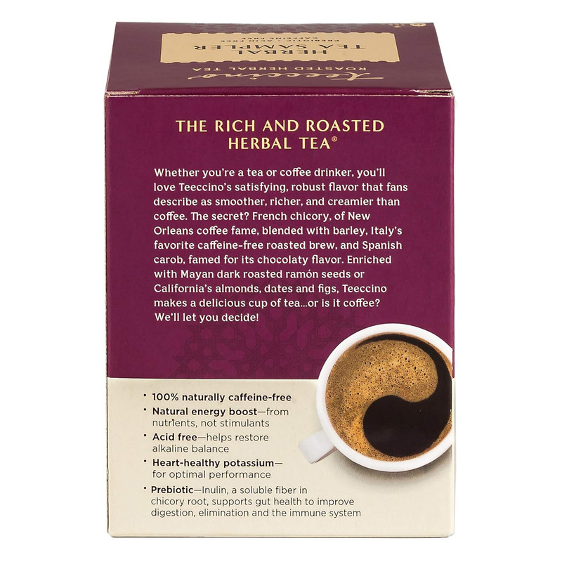 Herbal Tea Sampler Assortment - 12 Tea Bags - Maca Chocolaté, French Roast, Haze gallery