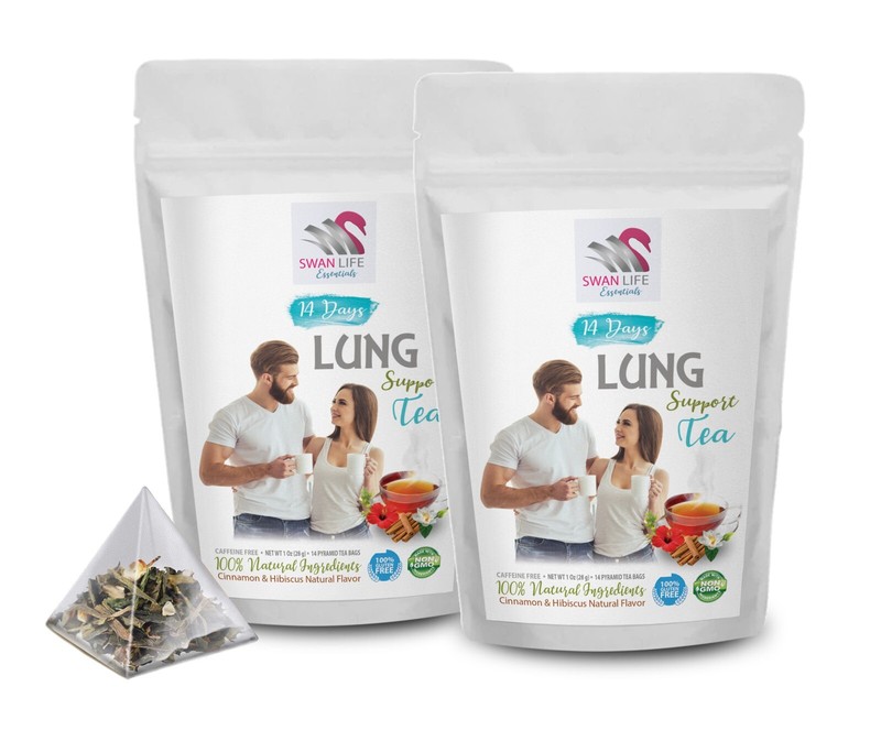 respiratory support cold flu – LUNG CLEANSE TEA – eucalyptus tea bags 2Pks 28