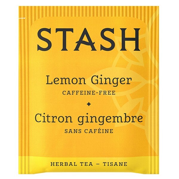 Stash Lemon Ginger Herbal Tea - 20 tea bags gallery