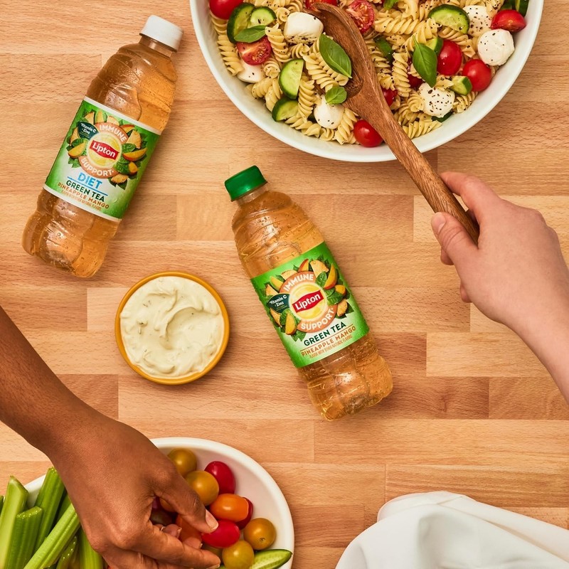 Refreshing 12-Pack Diet Pineapple Mango Iced Tea - Green Tea Delight, Zero Sugar gallery