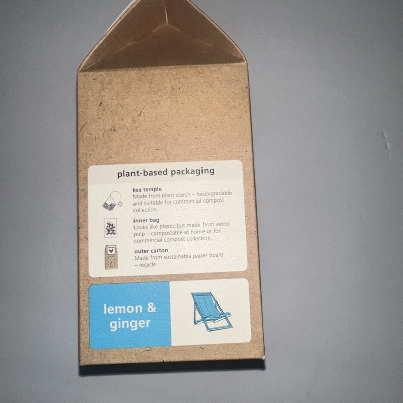 Teapigs Lazy Days Lemon Ginger 50 Tea Temples Exp 10/2027 gallery