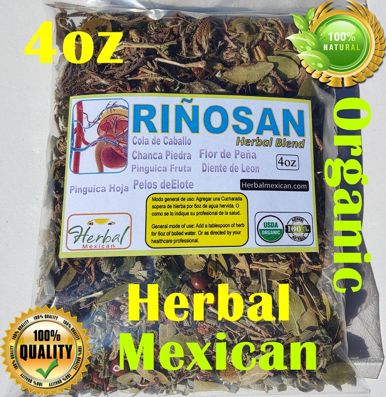 4oz Rinosan Compuesto – Riñosan Herbal Blend – Rinosan/Riñosan Tea