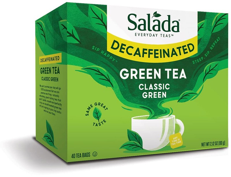 Salada Decaffeinated Classic Green – 40 envelopes – 2.12 oz (Pack of 3)