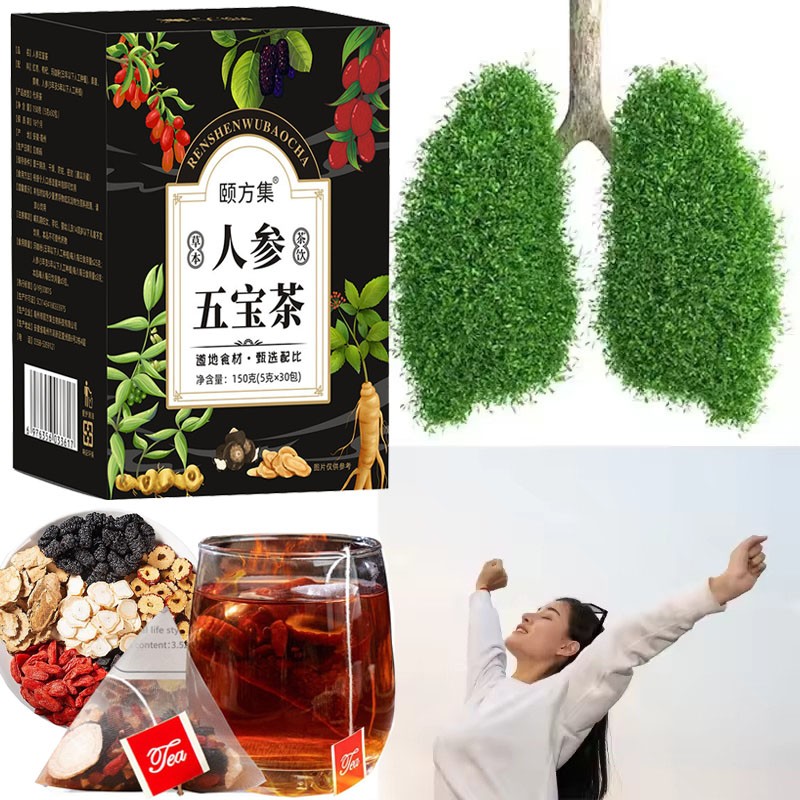 30pcs Ginseng six treasure tea , Kidney tea ,liver tea , red date kidney health