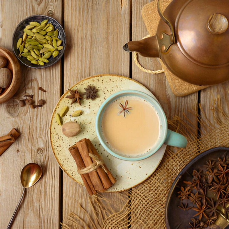 Chai Masala Tea | Authentic Fresh Indian Spiced Chai Latte Loose Powder Blend gallery