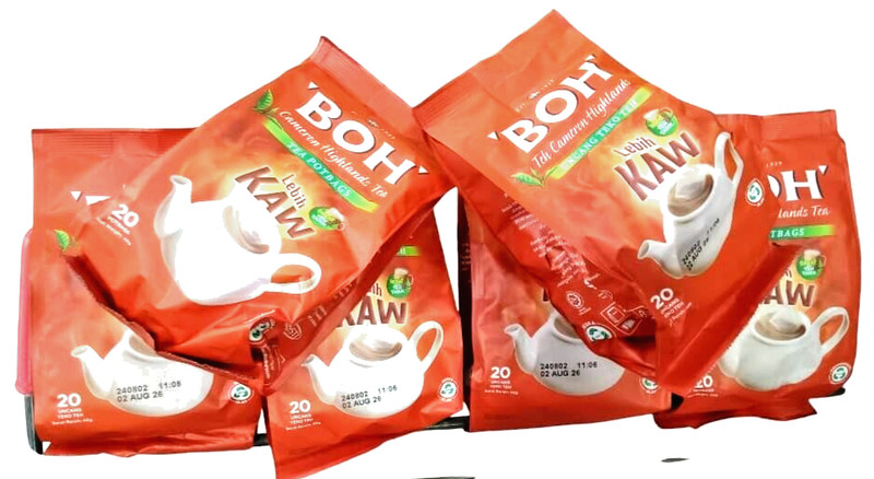 BOH Cameron Highlands Tea ( Lebih KAW ) – 20 pot bags X 6 packs