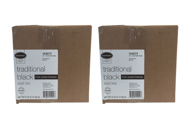 Black Iced Tea For Sweetening – Farmer Brothers – 2 Cases of 24/4oz (48 packs)