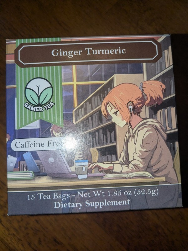 Gamersupps Gamer Tea: Black Tea, Yerba Mate, Ginger Turmeric, Sleepytime SOLDOUT gallery