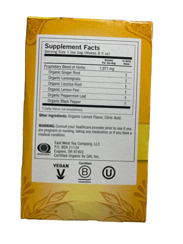 Yogi Tea - Lemon Ginger Tea (4 Pack) Caffeine Free - 64 Organic Herbal Tea Bags gallery