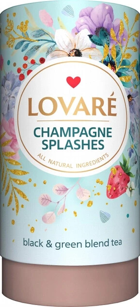 Lovare Чай Брызги Шампанского Lovare Champagne Splashes Loose Leaf Tea Tube 80g gallery