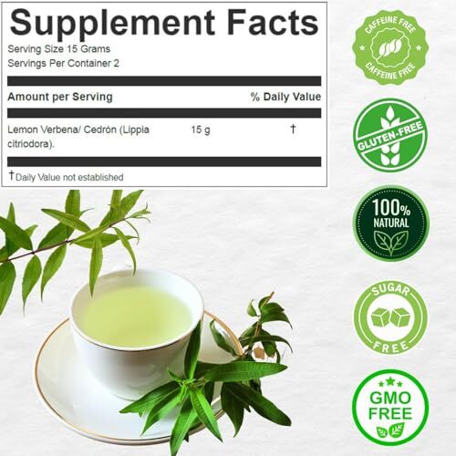 Hanan Peruvian Secrets Lemon Verbena Tea (Cedron) |1 Pack of 25 Teabags | gallery