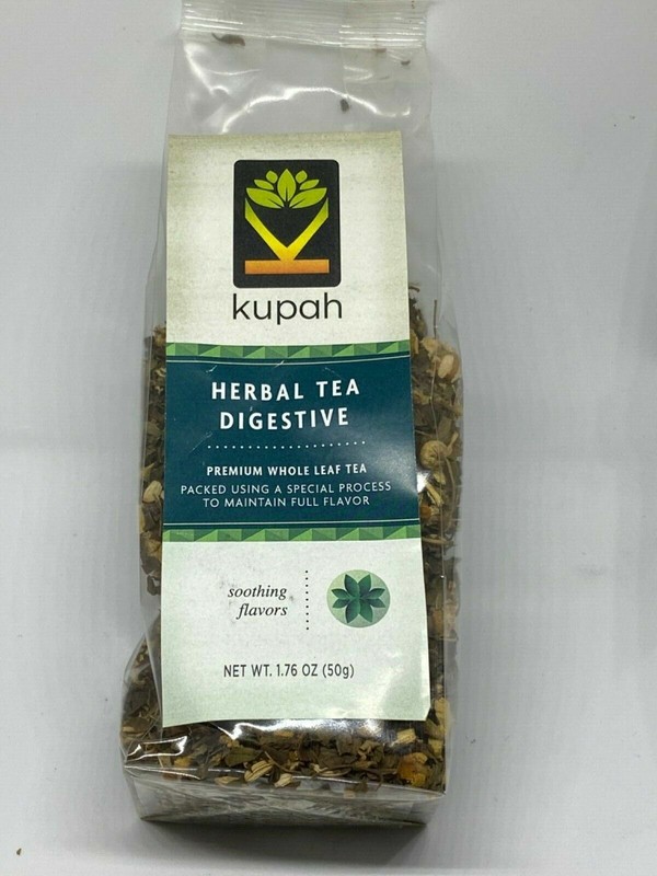 LOT OF 10 Herbal Tea Digestive KUPAH Premium Whole Loose Leaf Tea FREE SHIPPING